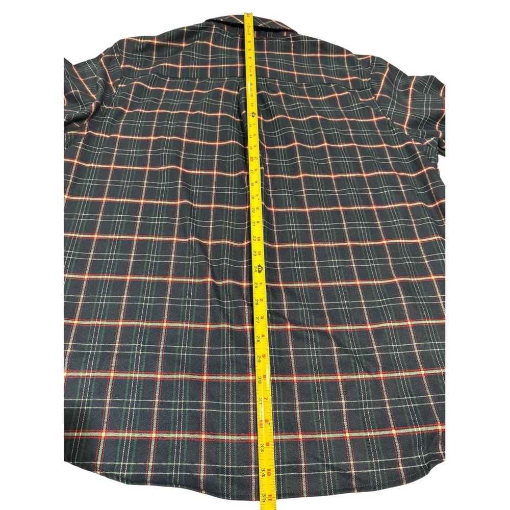 Zero Foxtrot Men’s Sz 3XL Multicolor Plaid Flannel Button Down Shirt Long Sleeve - Picture 12 of 15